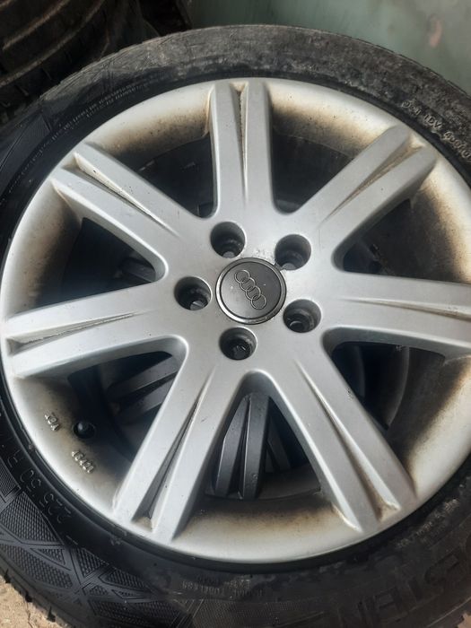 Vand jante audi cu tot cu cauciucuri detalii la telefon