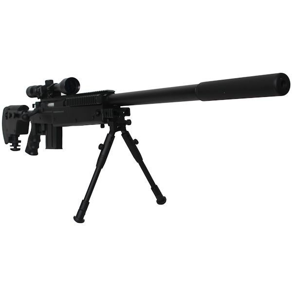 Pusca/AWP/Sniper (CU LUNETA INCLUSA SI BIPOD) Airsoft ARC Putere 6,2j
