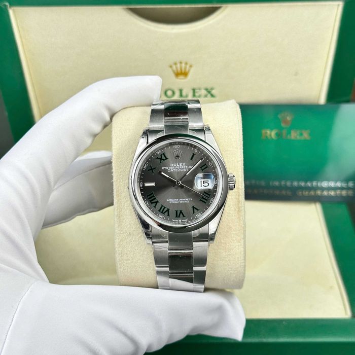 rolex datejust 36mm сребро/3