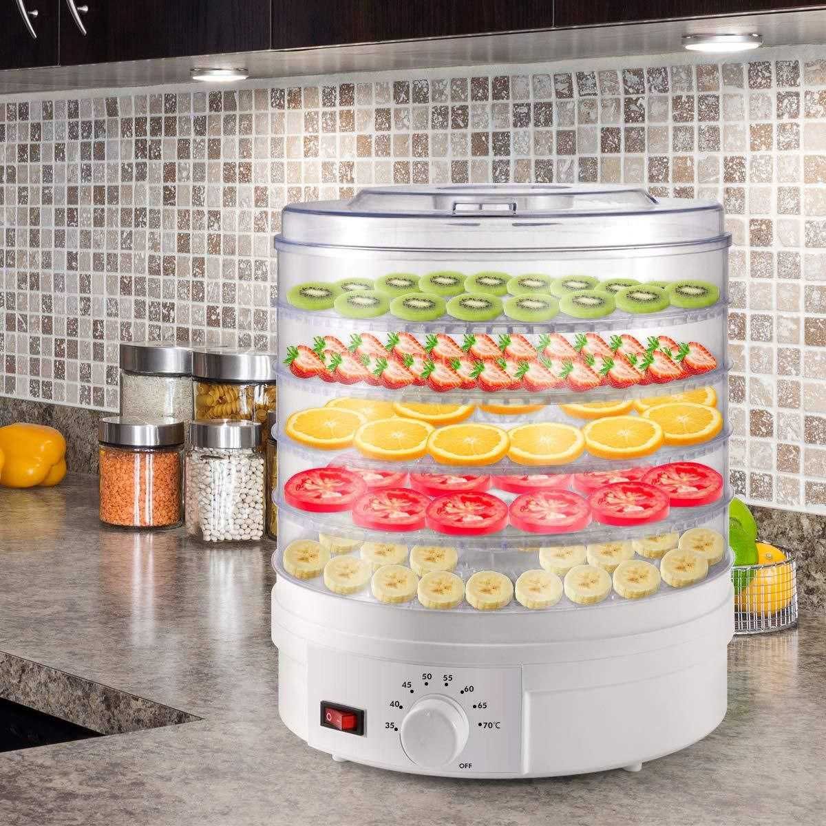 Сушилка для фруктов овощей мяса электрическая 350W с регулятором