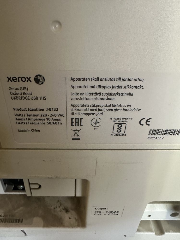 Принтер Xerox J- B 132 на части