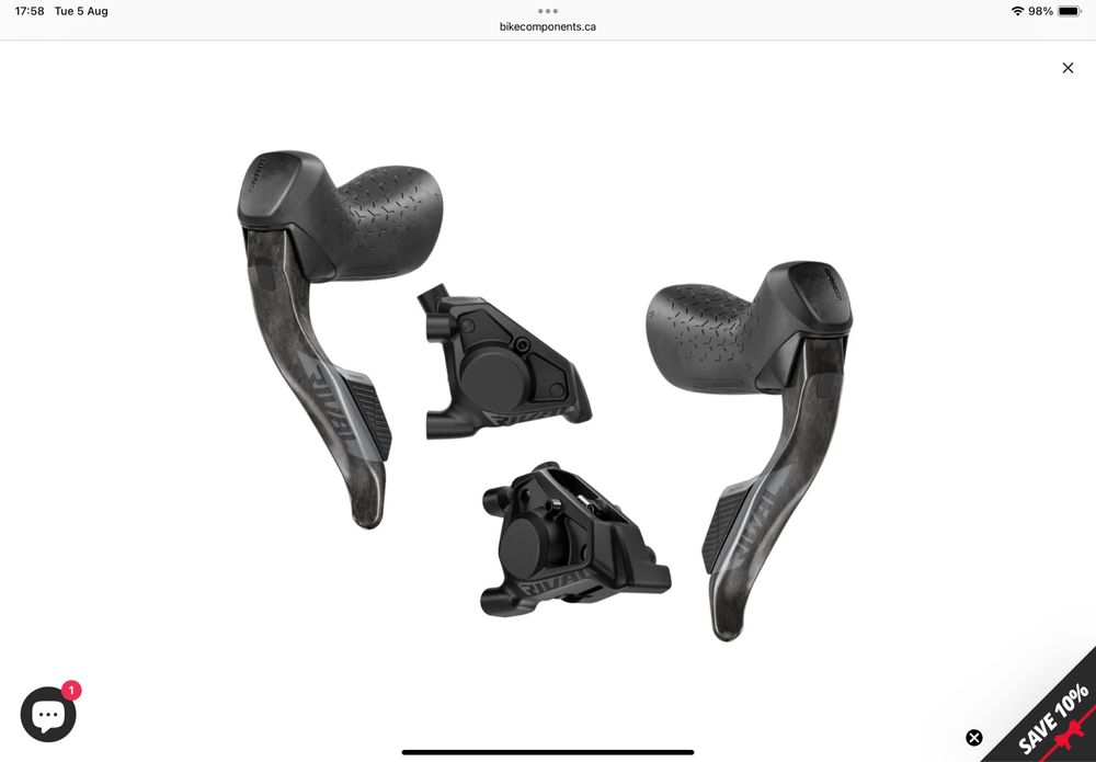 Manete Sram Rival AXS 2x12 noi.