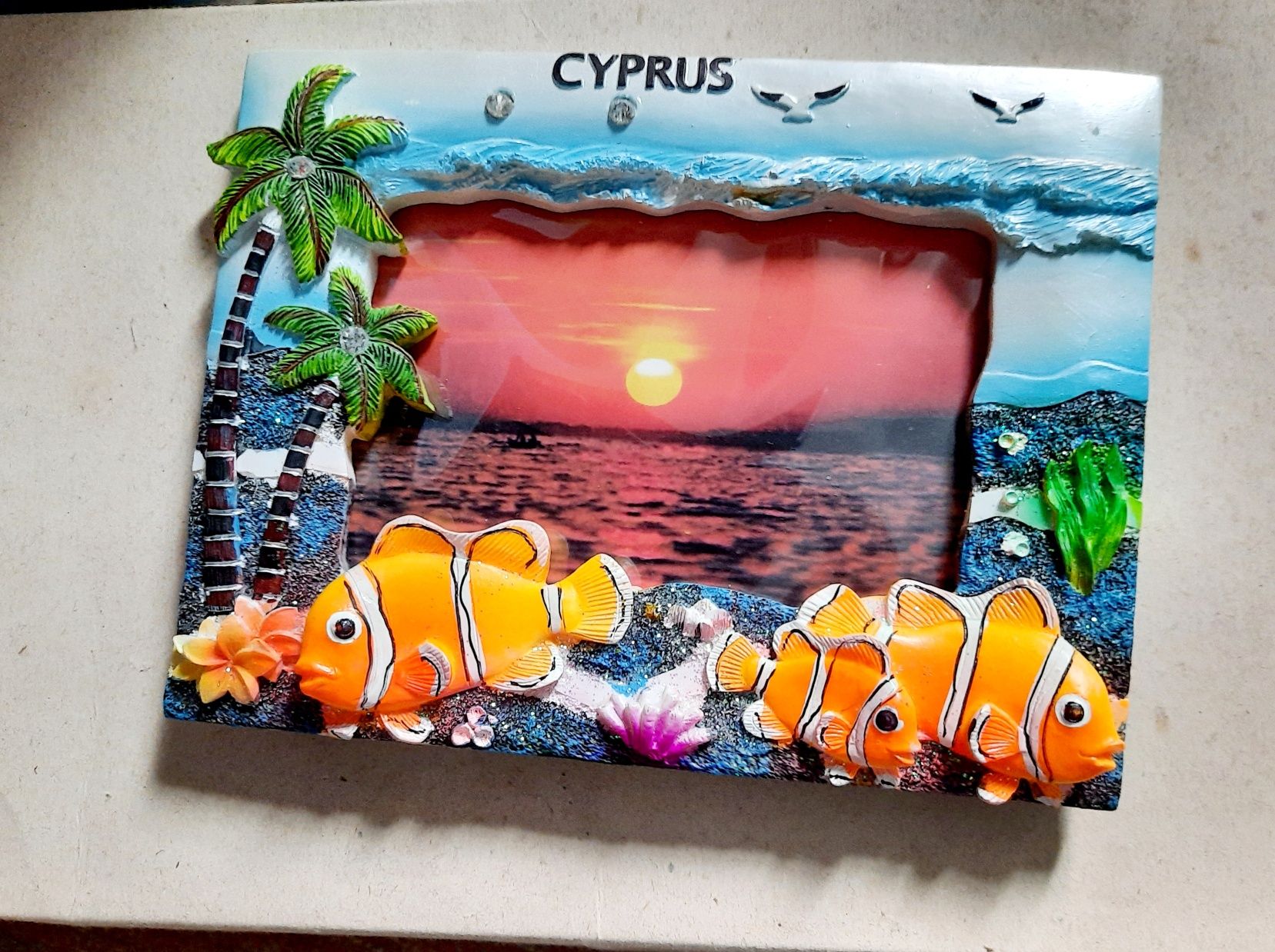 Рамка для фото из Кипра ручной работы