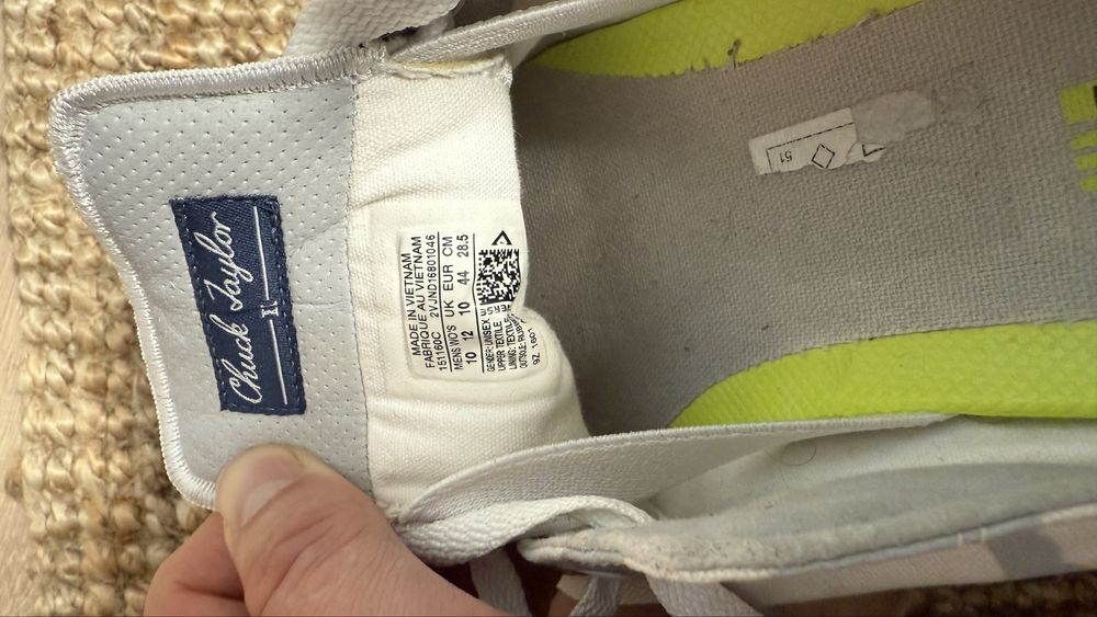 Papuci Converse Chuck Taylor Lunarlon originali marimea 44