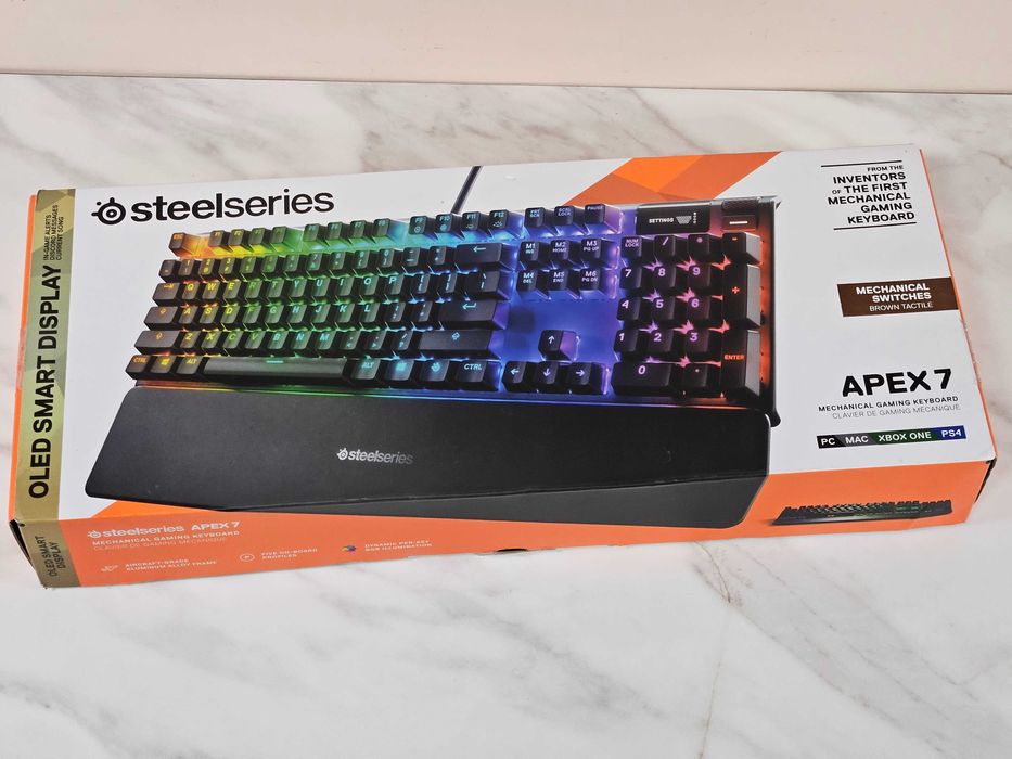 SteelSeries Apex 7 Brown – механична клавиатура за истински геймъри