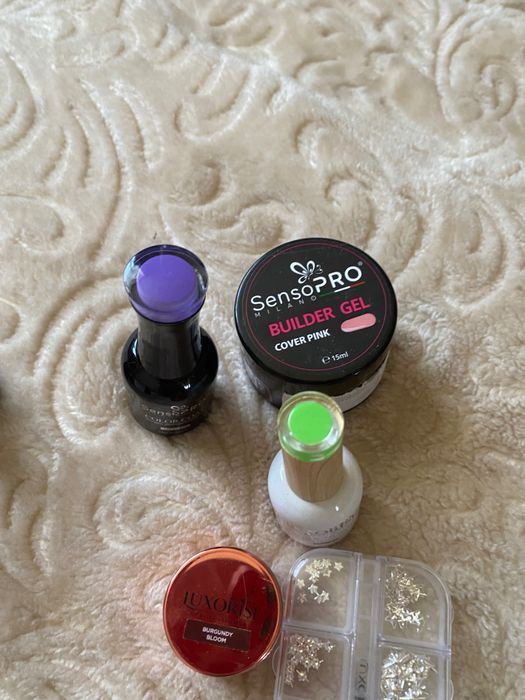 Set Rubber base, top, oje semipermanente unghii.