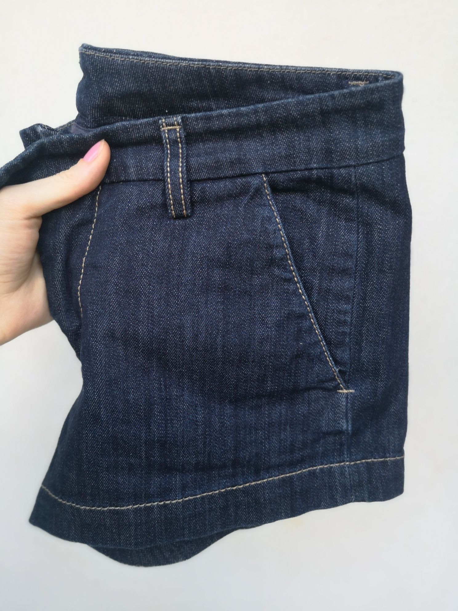 Pantaloni scurti din denim Made in italy