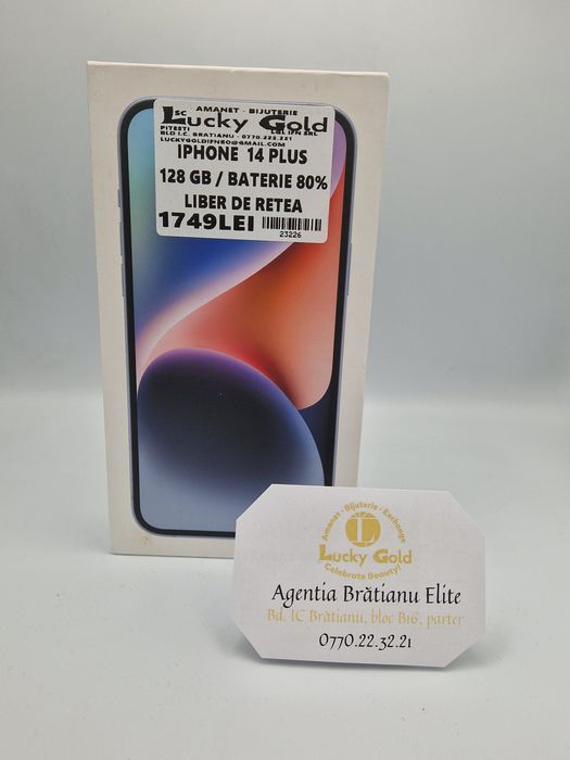 Iphone 14 Plus 128 GB Bat 80% cod 23226
