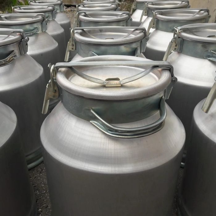 Фляга молочная алюминиевая, 40 Л и 20 Л, РОССИЯ