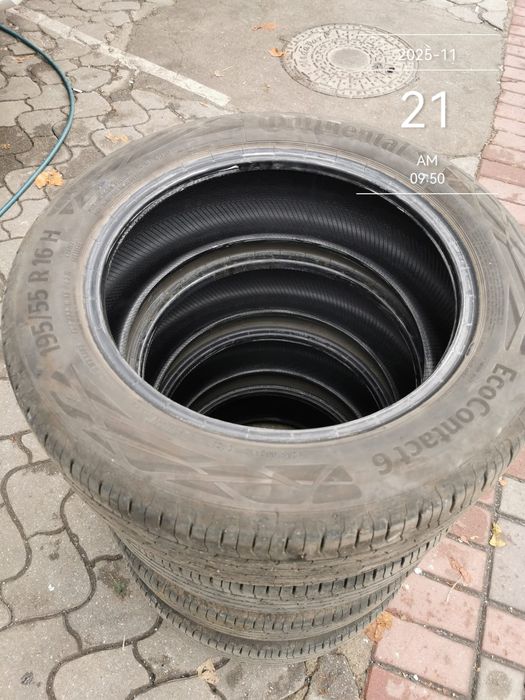 Set 4 anvelope de vară Continental EcoContact 6 – 195/55 R16 87H