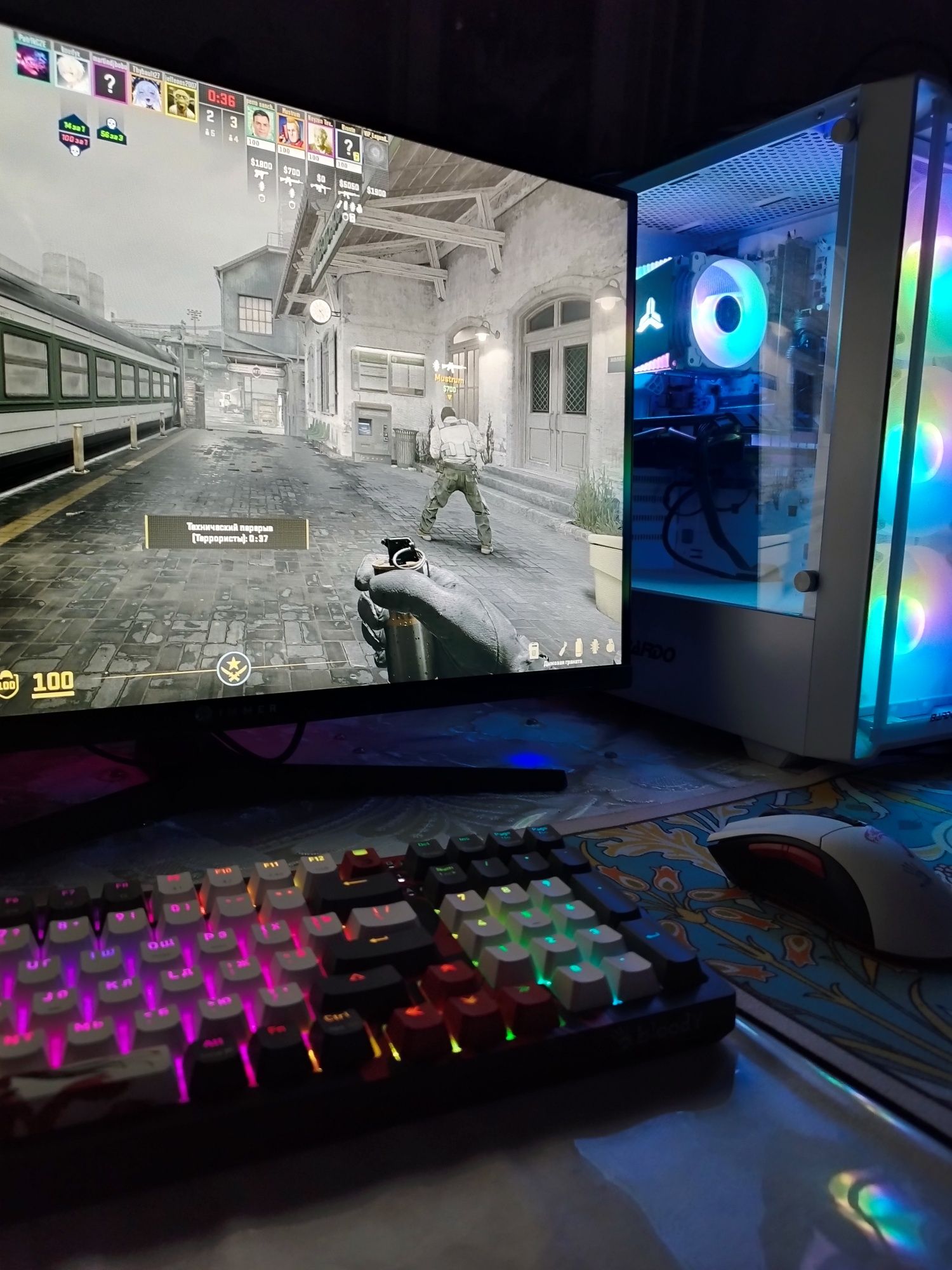 ПК для игр и учебы / i5 12400F + RX 580 / Отличное состояние