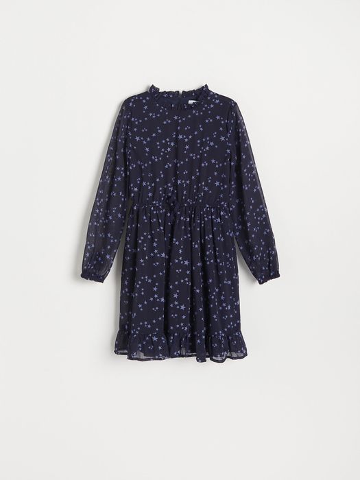 Рокля с дълъг ръкав - размер 140см.