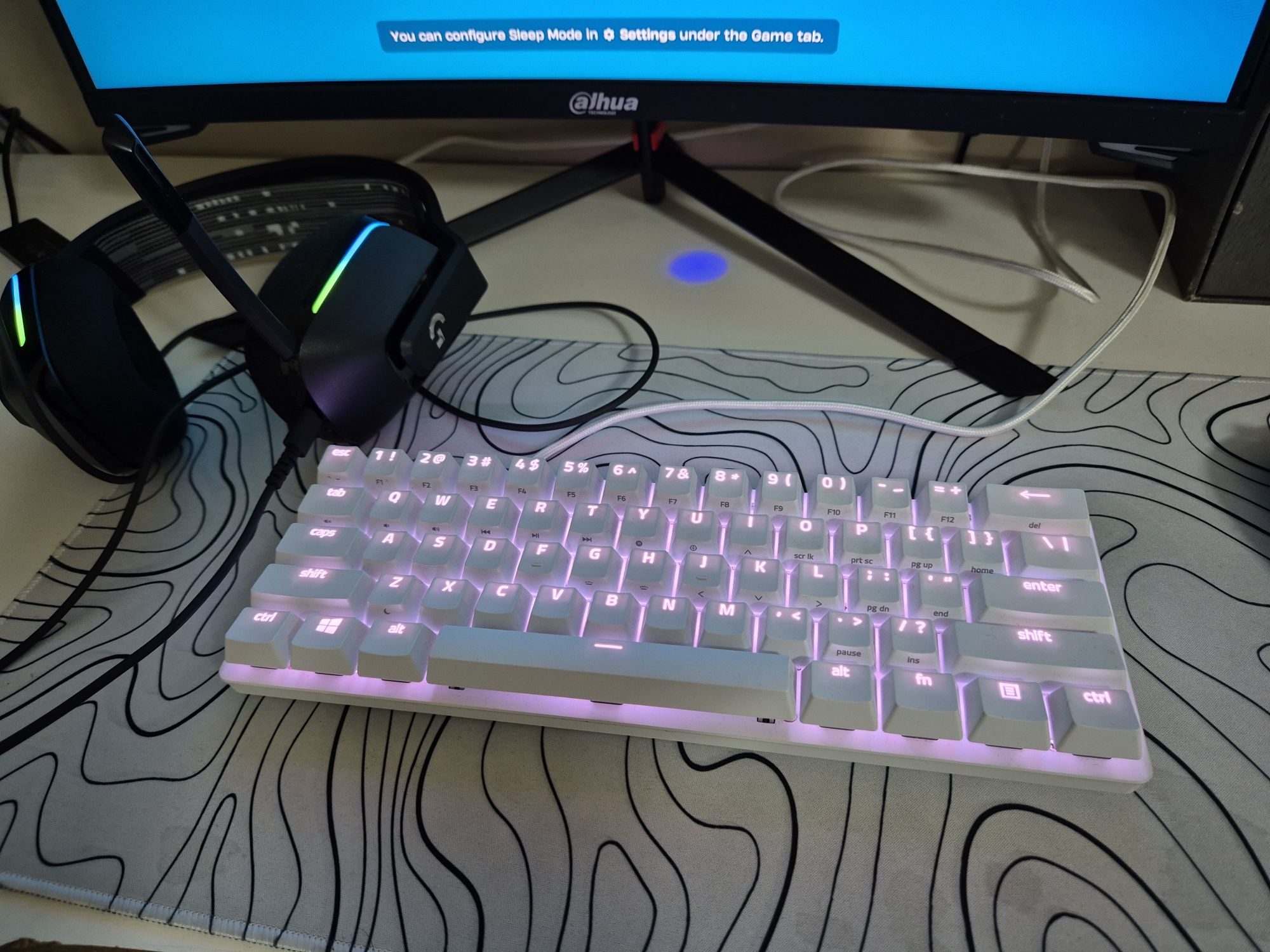 Механична клавиатура Razer-Huntsman Mini,Optical red,Mercury