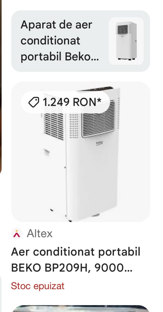 Aer conditionat Beko