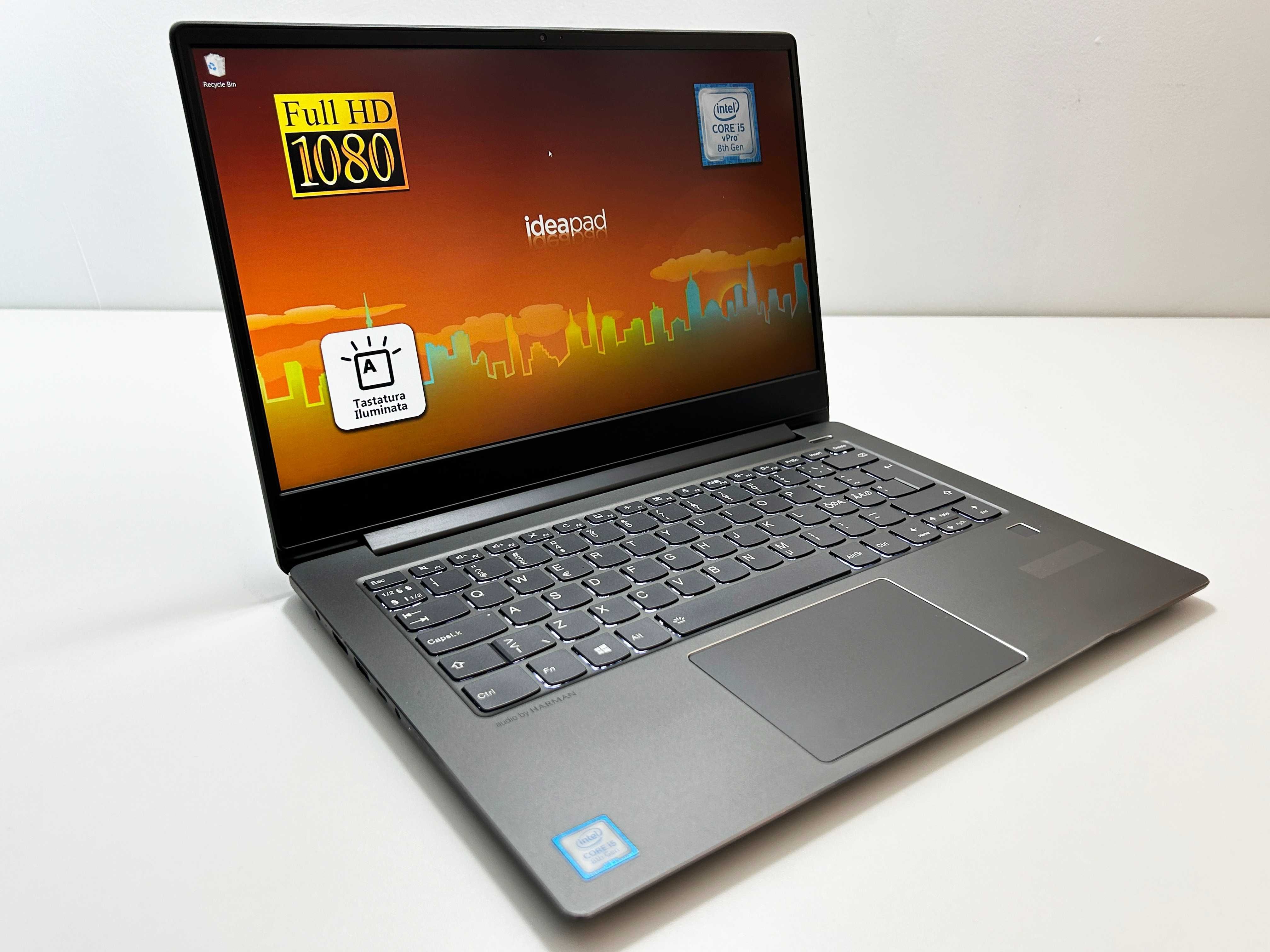 Laptop Lenovo IdeaPad i5 8th FHD SSD ultraslim portabil Harman Kardon