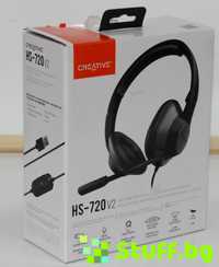 Слушалки CREATIVE HS-720v2, ЧЕРНИ