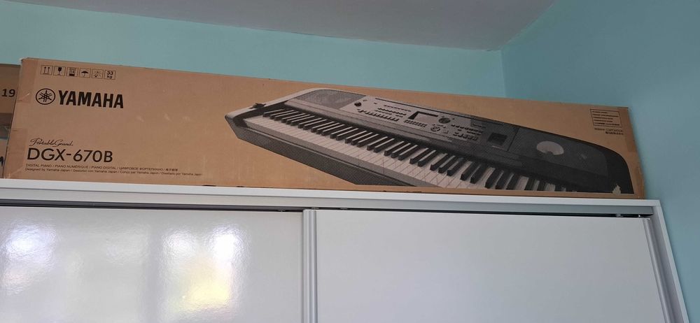 Пиано Yamaha DGX 670 B - Дигитално стейдж пиано, 88 клавиша