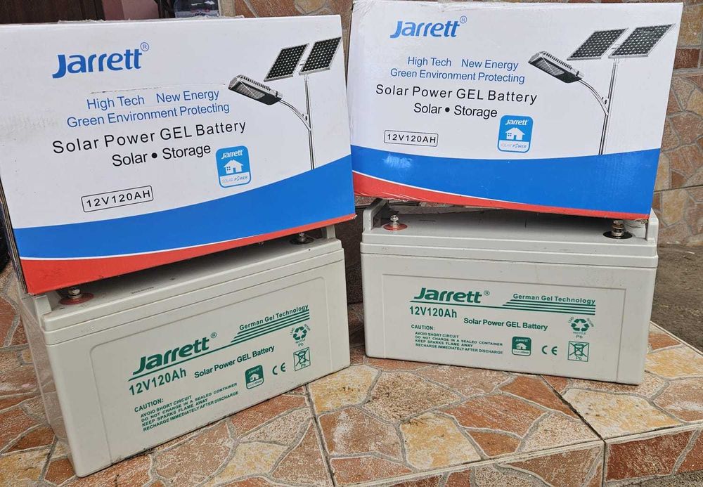Acumulatori Solar Gel Jarrett 12 V 120 Ah