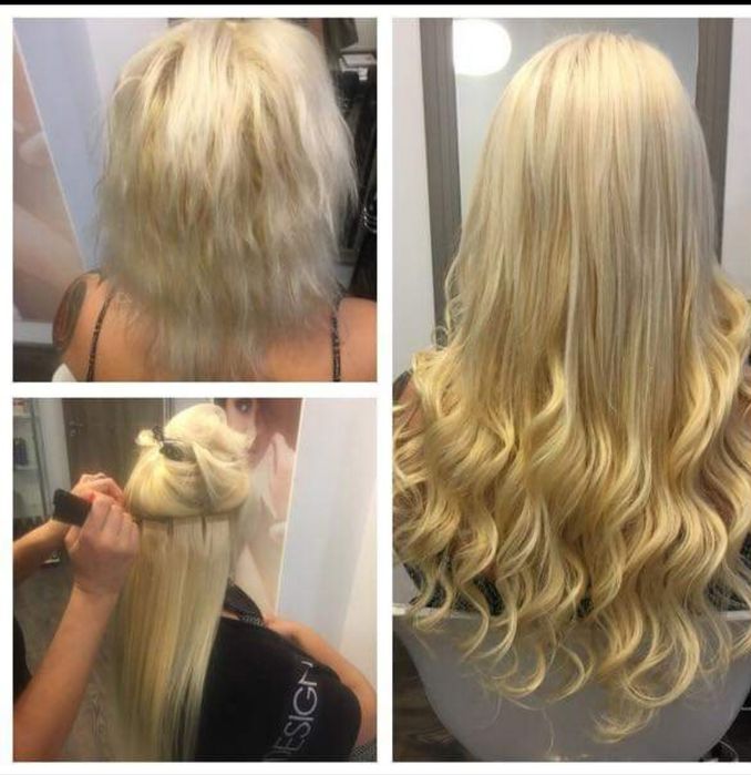 Aplic extensii cu cheratina