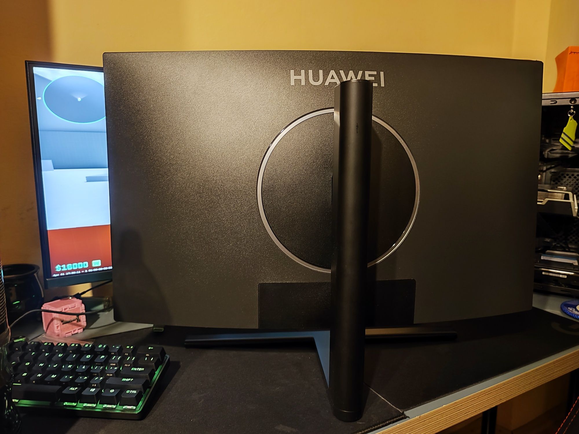 Monitor Gaming curbat LED VA HUAWEI MateView GT, 27", QHD, 165Hz, Flic