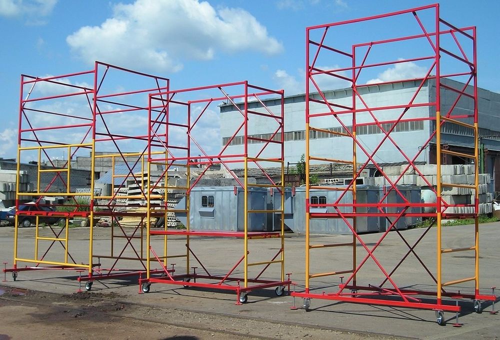 Вышка тура для отделочных фасадных работ, Аренда вышка тура леса