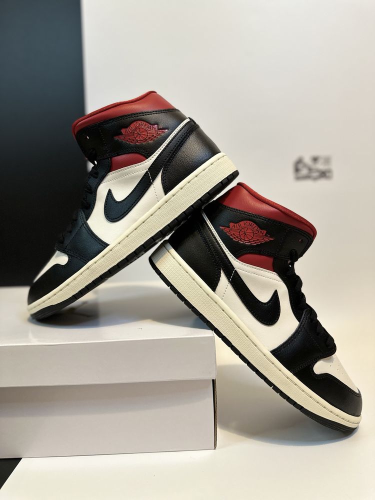 Air Jordan 1 Mid Gym Red 41&42&43&44 NOI