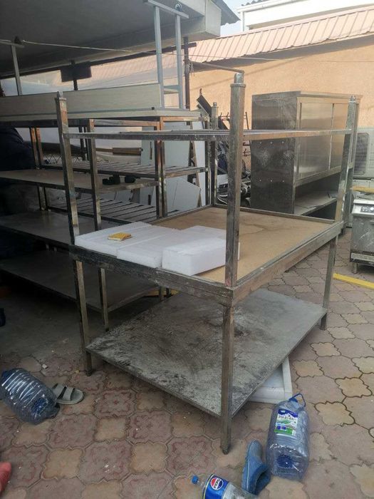 шкаф и столы из нержавейка