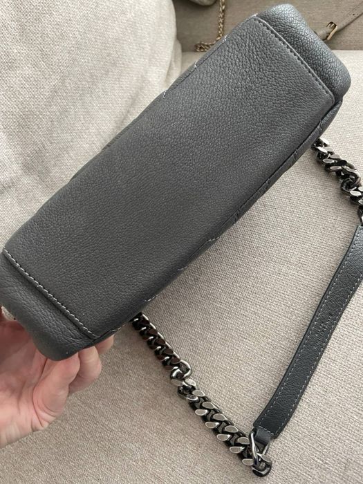 Тъмно сива чанта YSL