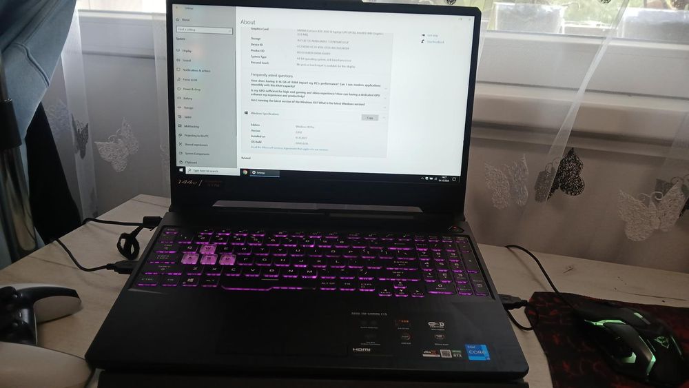 Vând laptop Asus Tuf Gaming F15