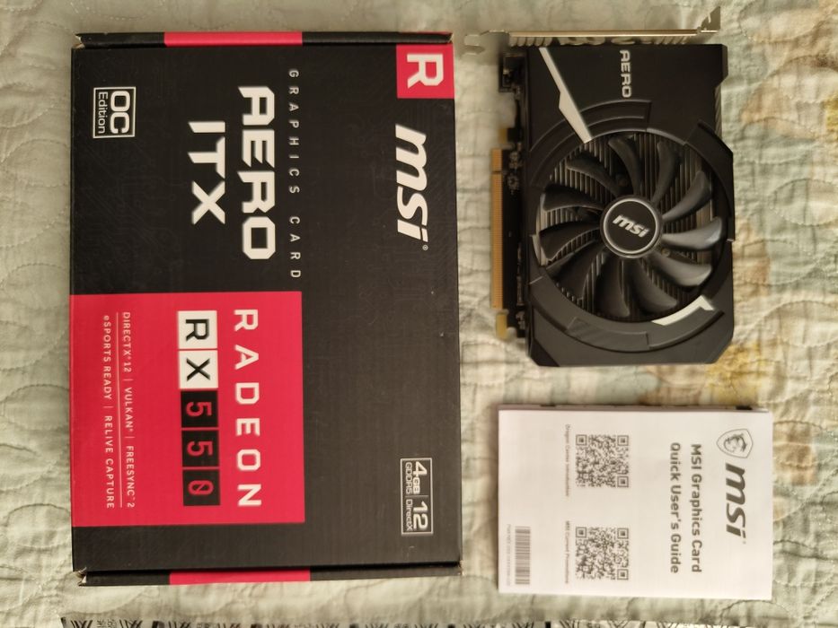 Видеокарта MSI RX 550 4GB