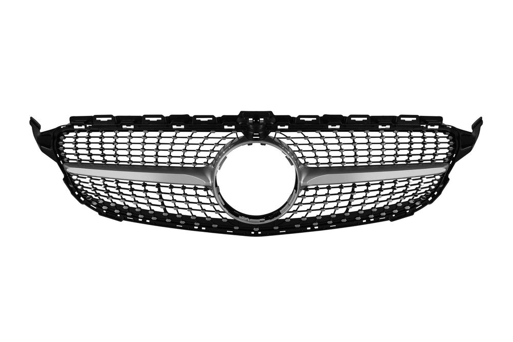 Хром диамантена решетка за Mercedes C класа W205, S205, C205 с камера