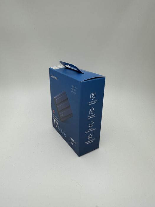 SSD Extern Samsung T7 Shield, 1TB, USB 3.2 Gen 2, Blue