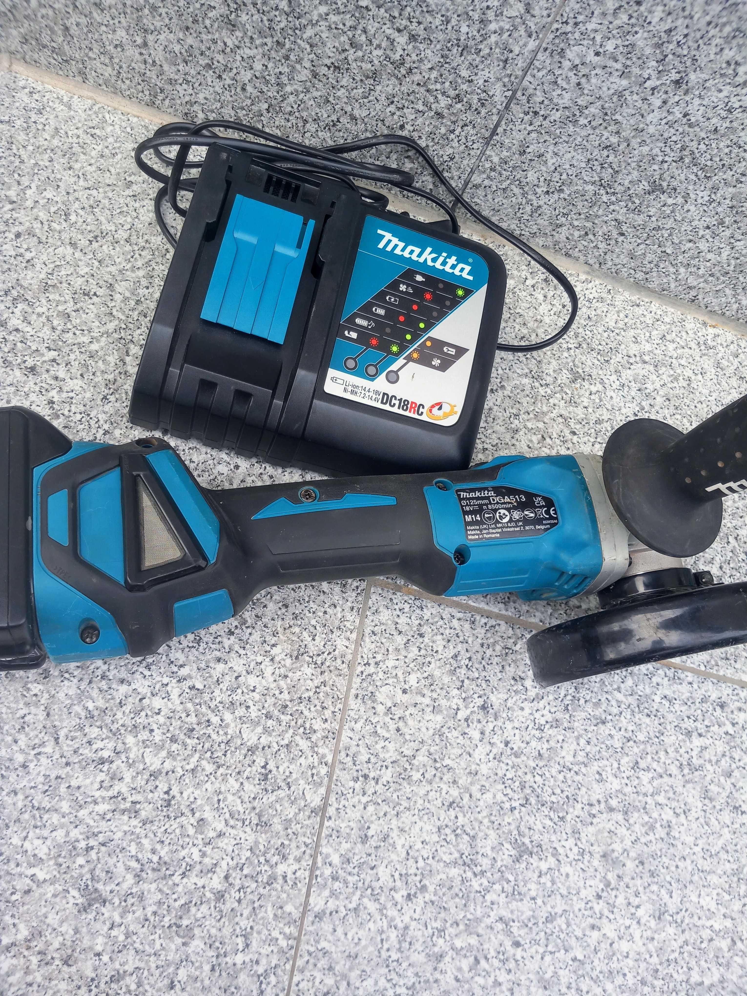 Makita DGA513 и DHR171 Ъглошлайф и Перфоратор