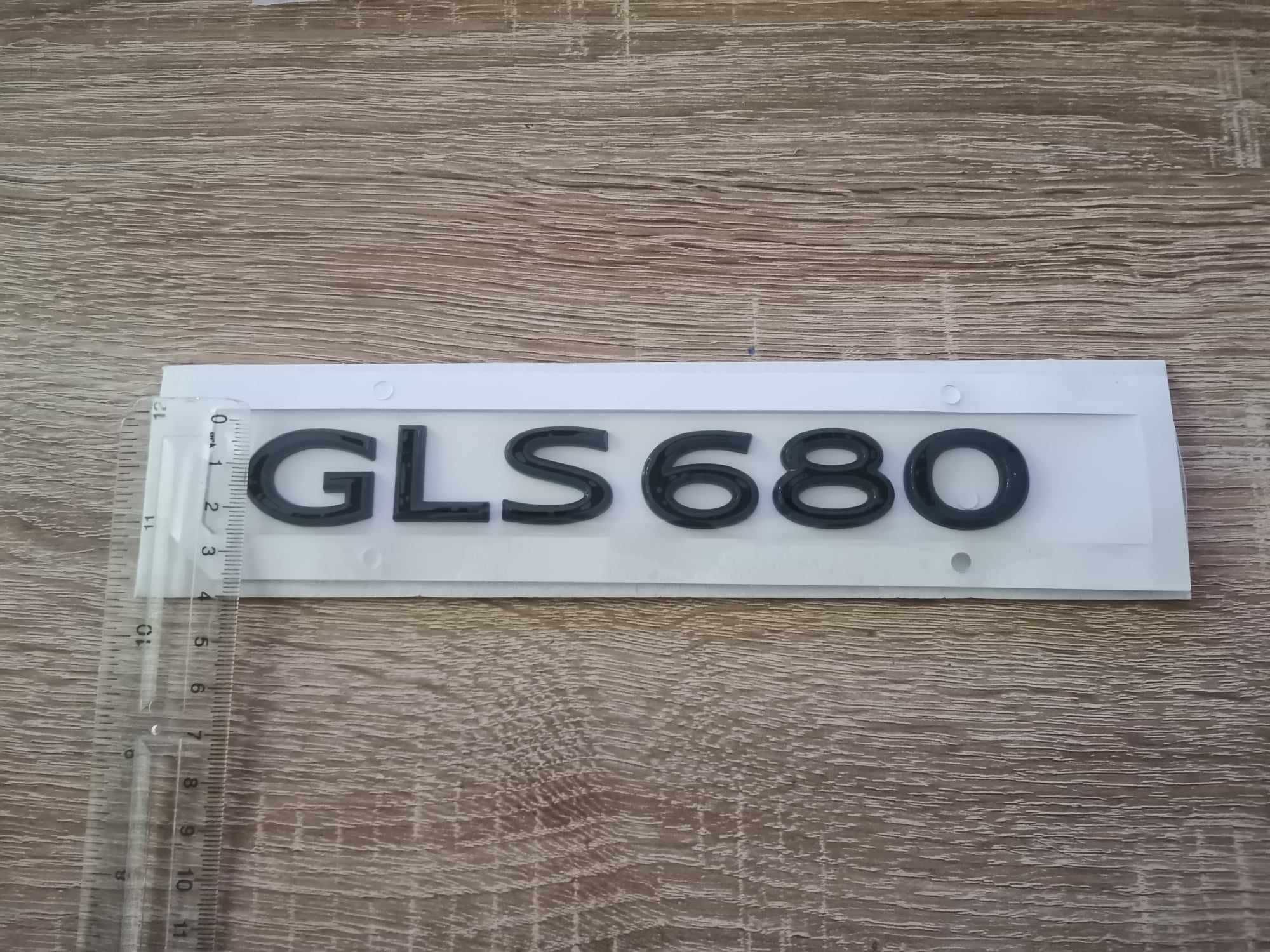 черен надпис нов стил Mercedes Benz GLS 680