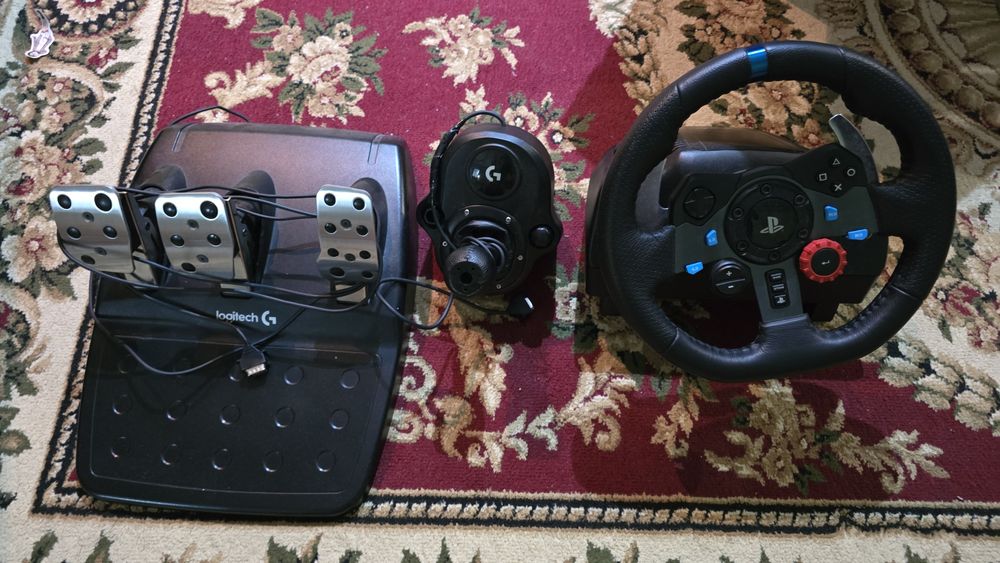Игровой руль Logitech g29+shifter