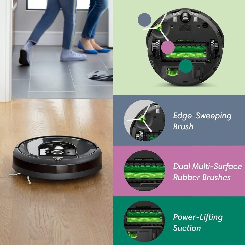 Aspirator robot iRobot Roomba i7156 cu WiFi si harta smart | 287335