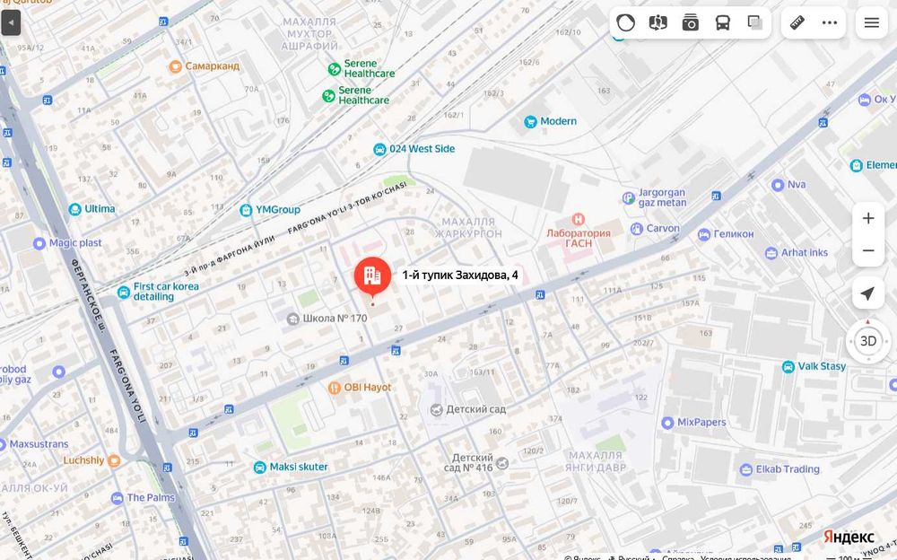 53 m² li euro-ikki xonala | 1-qavat | G‘ishtli uy | 4 metr shift