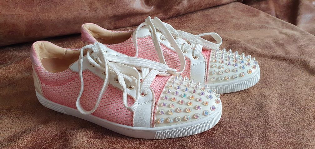 Christian Louboutin Gondolita White/Pink