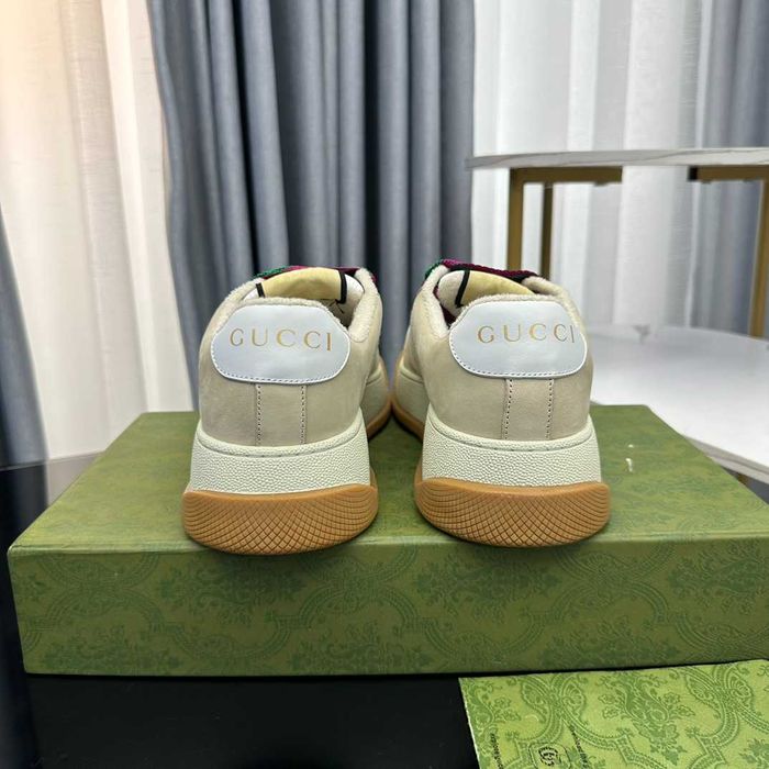 Tenisi Gucci Screener platform crem, marimi 35-40, adidasi Premium