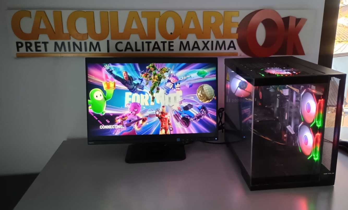 PC Gaming NOU! cu garantie I7-6700, 32GB DDR4, 500SSD Video RX 580 8GB