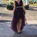 Rochie ocazie, eleganta, visiniu-bordo, S/M