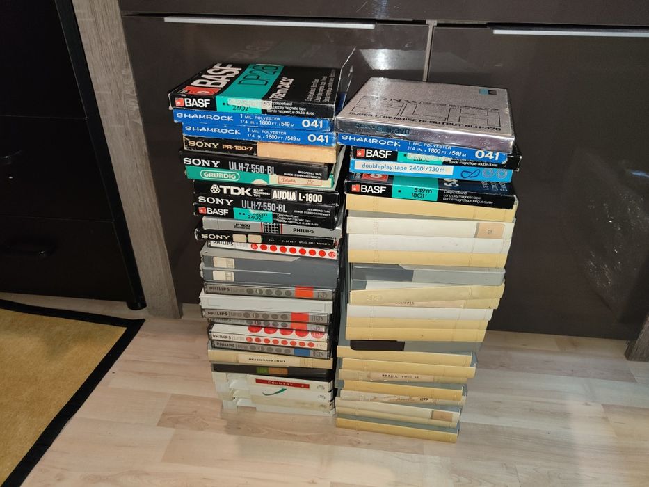 Benzi de Magnetofon 18cm BASF, Philips,Agfa,TDK, Sony