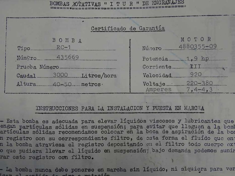 Хидравлична помпа ITUR RC-1