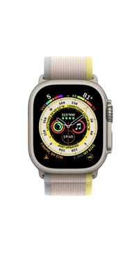 Apple Watch Ultra, GPS, Cellular, Carcasa Titanium 49mm, Yellow/Beige