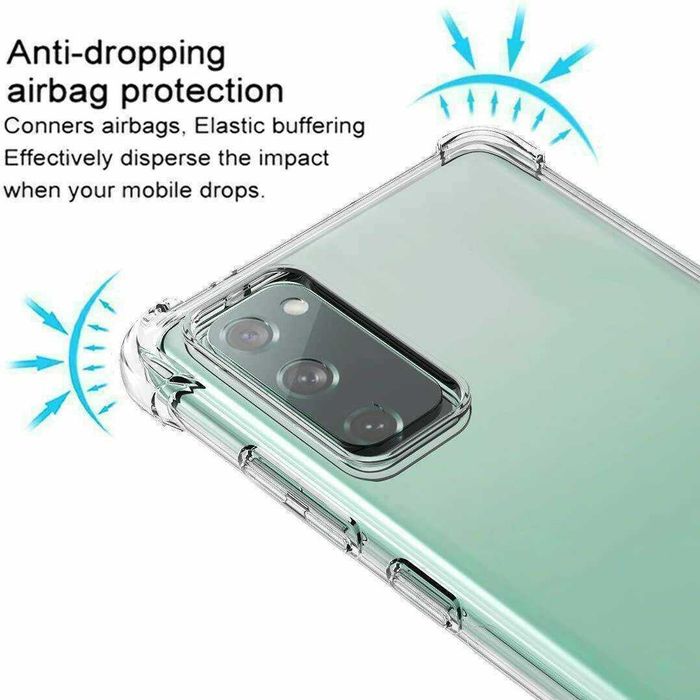 Прозрачен Силиконов Кейс за Samsung Galaxy S20FE Fan Edition
