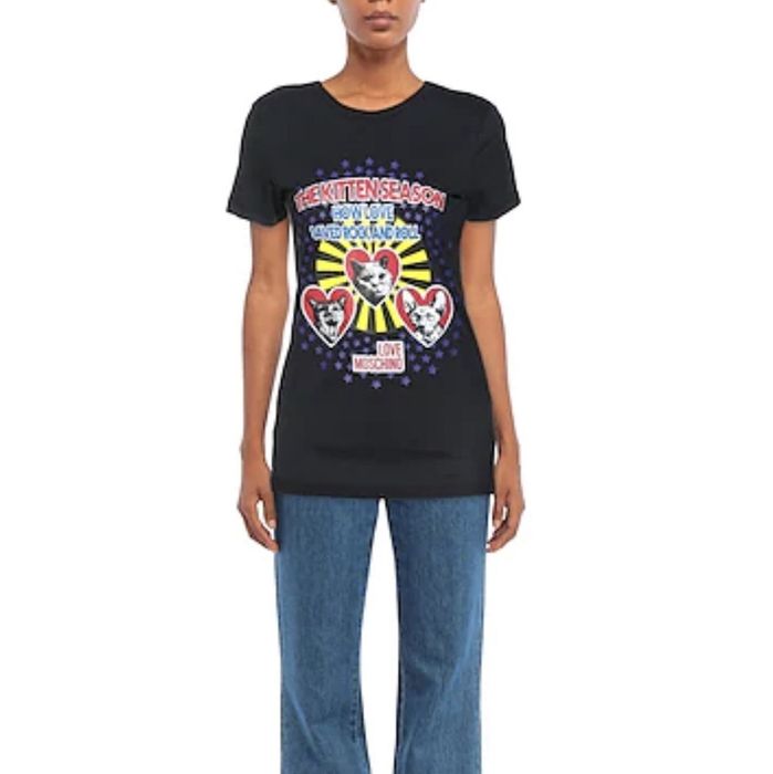 Tricou original LOVE MOSCHINO marimea M L eticheta