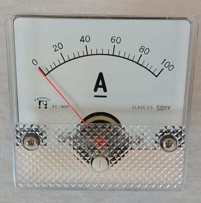 Ampermetru Faithful FC-80P 100 amperi ca nou