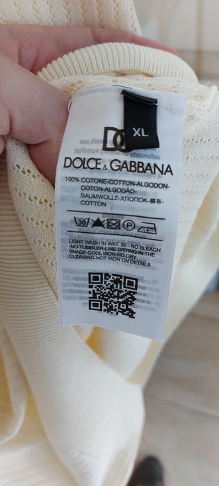 Tricou brodat de bumbac Dolce&Gabbana New Model seria 23608516