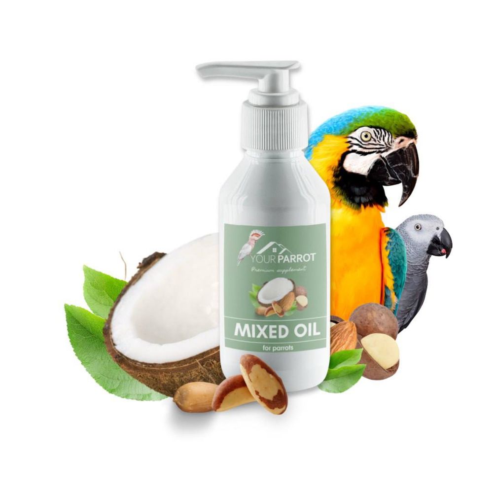 Vital pellets, eggfood gold и mixoil для попугаев от Your parrot