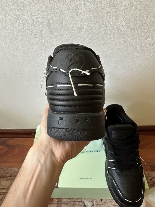 OFF-White Out Of Office Low Sartorial Stitching Black